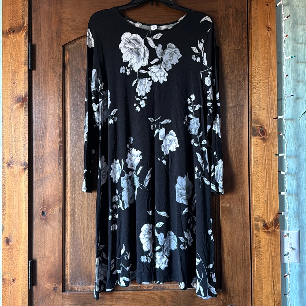 Floral Tshirt Dress